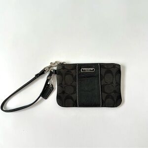Coach Black Wristlet